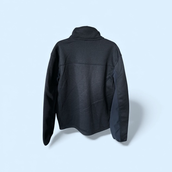 REEBOK *NWT* XXL Outerwear Jacket Navy Heather Fleece Lined - Picture 4 of 5